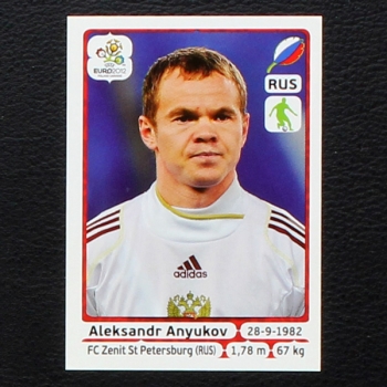 Anyukov Panini Sticker No. 116 - Euro 2012