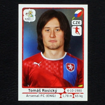 Rosicky Panini Sticker No. 155 - Euro 2012