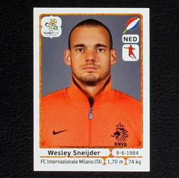 Sneijder Panini Sticker No. 182 - Euro 2012