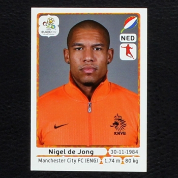 De Jong Panini Sticker No. 179 - Euro 2012