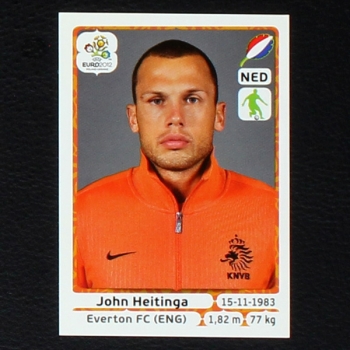 Heitinga Panini Sticker No. 173 - Euro 2012