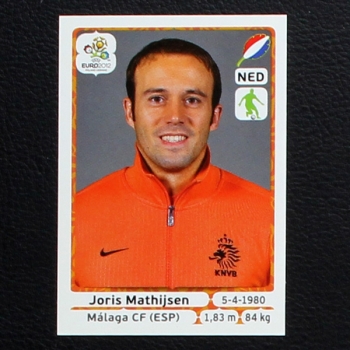 Mathijsen Panini Sticker No. 174 - Euro 2012