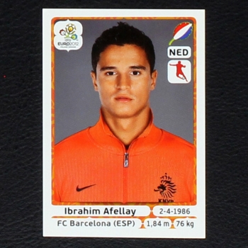 Afellay Panini Sticker No. 184 - Euro 2012
