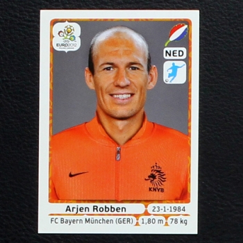 Robben Panini Sticker No. 186 - Euro 2012
