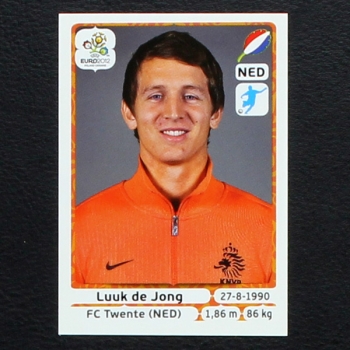 L.de Jong Panini Sticker No. 187 - Euro 2012