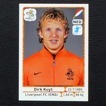 Kuyt Panini Sticker No. 188 - Euro 2012