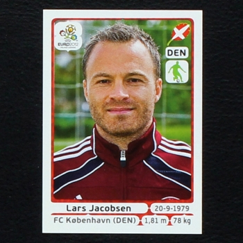 Jacobsen Panini Sticker No. 204 - Euro 2012