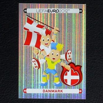 Danmark Maskottchen Panini Sticker No. 194 - Euro 2012