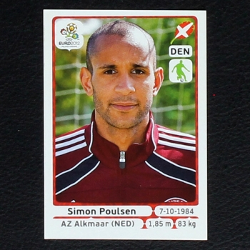 Poulsen Panini Sticker No. 207 - Euro 2012