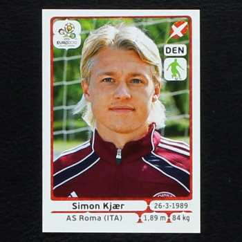 Kjaer Panini Sticker No. 203 - Euro 2012