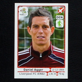 Agger Panini Sticker No. 202 - Euro 2012