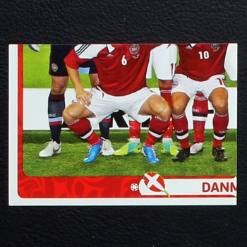 Danmark Team Part 3 Panini Sticker No. 198 - Euro 2012