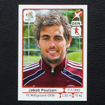 Poulsen Panini Sticker No. 212 - Euro 2012