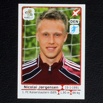 Jorgensen Panini Sticker No. 218 - Euro 2012