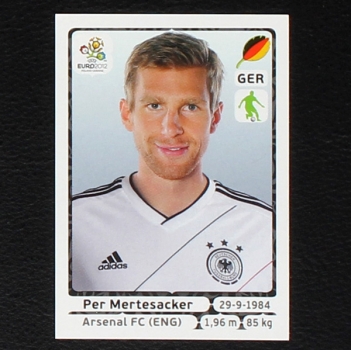 Mertesacker Panini Sticker No. 233 - Euro 2012