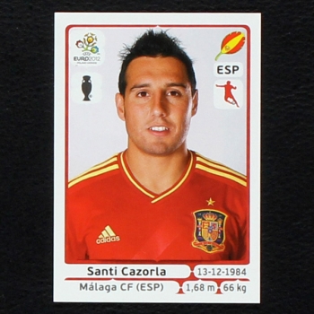 Cazorla Panini Sticker No. 300 - Euro 2012