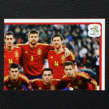 Espana Team Part 2 Panini Sticker No. 284 - Euro 2012