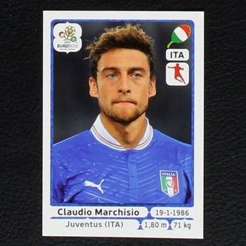 Marchisio Panini Sticker No. 327 - Euro 2012