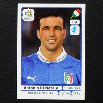 Di Natale Panini Sticker No. 333 - Euro 2012