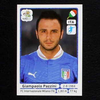 Pazzini Panini Sticker No. 334 - Euro 2012