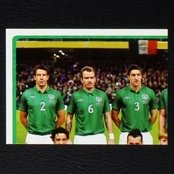 Ireland Team Part 1 Panini Sticker No. 341 - Euro 2012