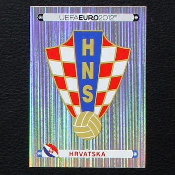 Hrvatska Wappen Panini Sticker No. 369 - Euro 2012