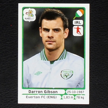 Gibson Panini Sticker No. 352 - Euro 2012