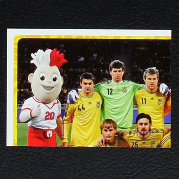 Ukrajina Team Part 1 Panini Sticker No. 399 - Euro 2012