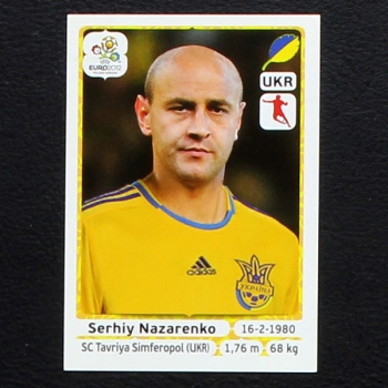 Nazarenko Panini Sticker No. 415 - Euro 2012