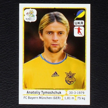 Tymoshchuk Panini Sticker No. 412 - Euro 2012