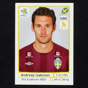 Isaksson Panini Sticker No. 432 - Euro 2012