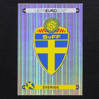 Sverige Wappen Panini Sticker No. 427 - Euro 2012