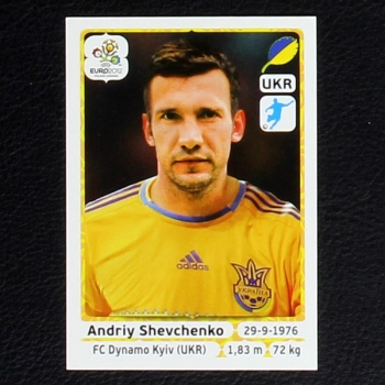 Shevchenko Panini Sticker No. 422 - Euro 2012