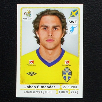 Elmander Panini Sticker No. 450 - Euro 2012