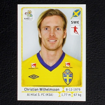 Wilhelmsson Panini Sticker No. 446 - Euro 2012