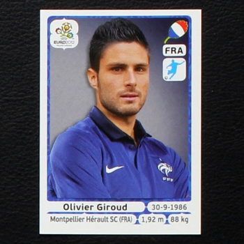 Giroud Panini Sticker No. 477 - Euro 2012