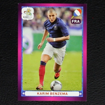 Benzema Panini Sticker No. 483 - Euro 2012