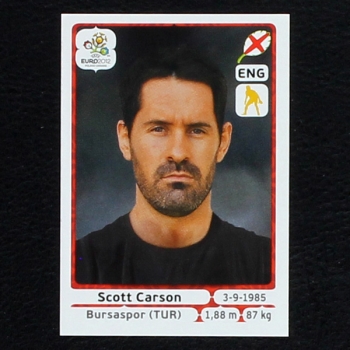 Carson Panini Sticker No. 491 - Euro 2012