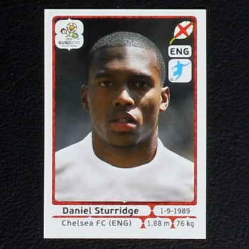 Sturridge Panini Sticker No. 506 - Euro 2012