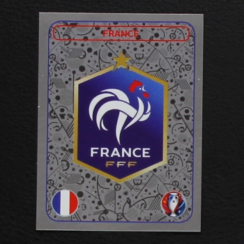 France Badge Panini Sticker No. 10 - Euro 2016