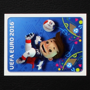 Mascot Panini Sticker No. 3 - Euro 2016