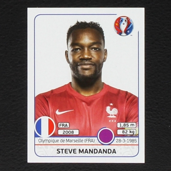 Steve Mandanda Panini Sticker No. 18 - Euro 2016