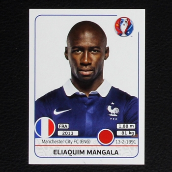 Eliaquim Mangala Panini Sticker No. 25 - Euro 2016