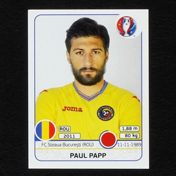 Paul Papp Panini Sticker No. 55 - Euro 2016