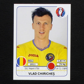 Vlad Chiriches Panini Sticker No. 52 - Euro 2016