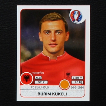 Burim Kukeli Panini Sticker No. 79 - Euro 2016