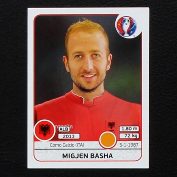 Migjen Basha Panini Sticker No. 78 - Euro 2016