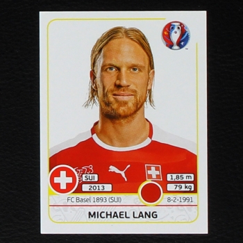 Michael Lang Panini Sticker No. 107 - Euro 2016