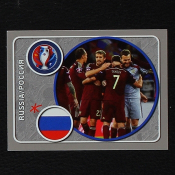 Russia Team Panini Sticker No. 123 - Euro 2016