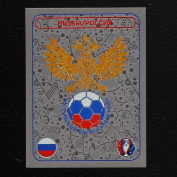 Russia Badge Panini Sticker No. 124 - Euro 2016